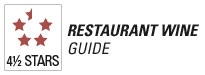 4.5 Stars, Restaurant Wine Guide 4.5 Stars, Restaurant Wine Guide