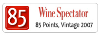 85 Points (2007) – Wine Spectator