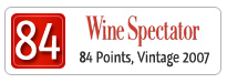 84 Points (2007) – Wine Spectator